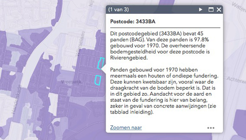 Veel woningen in Nieuwegein in ‘het paars’ en hebben kans op funderingsproblemen