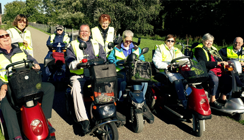 Lekker toeren met de ScootMobielClub Nieuwegein