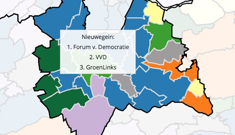 Opkomst verkiezingen in Nieuwegein flink gestegen tot meer dan 52 procent