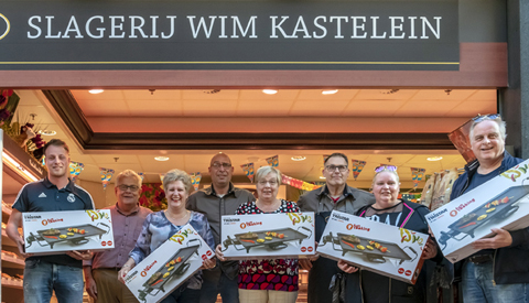 Winnaars bekend van de Teppanyaki bakplaat bij Slagerij Wim Kastelein