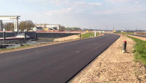 Verkeerssituatie voor auto’s en fietsers rond Prinses Beatrixsluis vanaf 23 april naar nieuwe vaste situatie