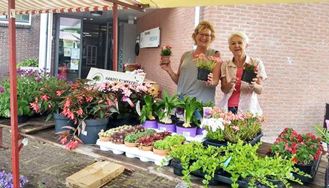 Plantjesmarkt bij Dorpshuis Fort Vreeswijk