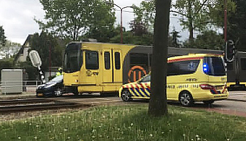 Tramverkeer naar IJsselstein plat vanwege incident op de Koekoekslaan