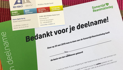 Ruim 70 deelnemers deden mee aan ‘Somertijd Reanimatiedag’