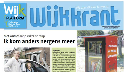 Wijkkrant weer on-line voor uw wijk
