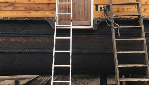 Passie voor een oude Haastrechtse woonboot op Museumwerf Vreeswijk