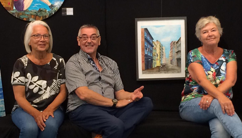 Expositie Henk Kroezen bij KunstGein Podium in Atrium Stadshuis