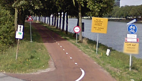 Papendorpsepad wordt afgesloten vanwege vernieuwen wegdek