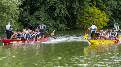 Brandweer Nieuwegein wint tweede keer op rij het Drakenboot Festival