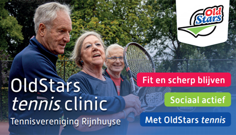 OldStars tennis bij TV Rijnhuyse