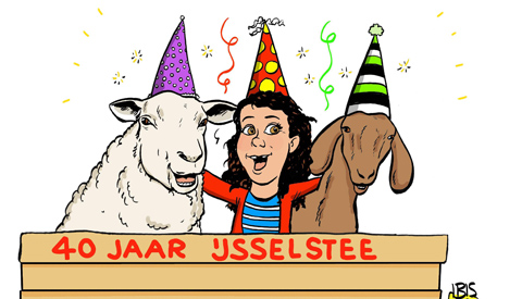 PENTekening: ‘Geiten en schapen klaar voor het feest!’