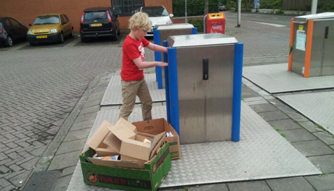 Nieuwegein krijgt nieuwe glas- en papiercontainers