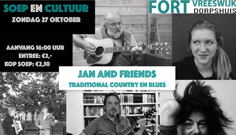 Soep&Cultuur met ‘Jan&Friends’