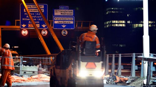 Hoofdrijbanen A12 tussen Oudenrijn en Lunetten gaan komend weekend dicht