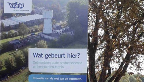 Sloop voormalig drinkwaterproductiebedrijf in Nieuwegein