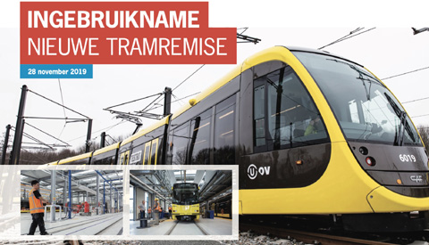 Ingebruikname nieuwe tramremise