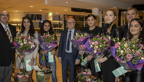 Wereldkampioenen gehuldigd door wethouder John van Engelen