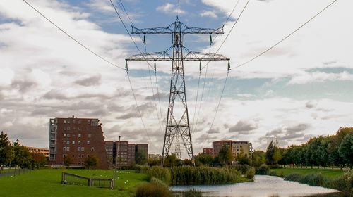 Hoogspanningslijnen onder de grond