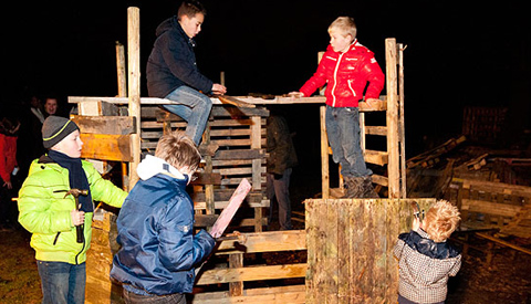 Winterse Bouwavond bij Bouwspeeltuin Bouwgein