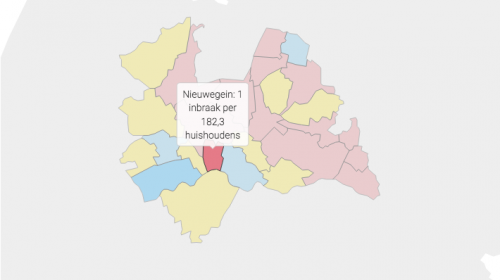 Over 2019: ’Nieuwegein kent 1 inbraak per 182 huishoudens’