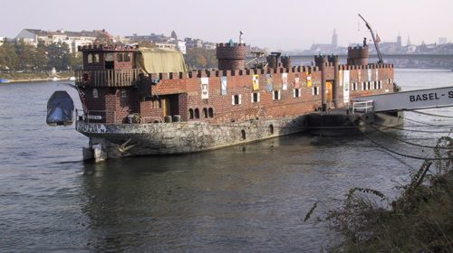 Museumschip Kasteel Vlotburg ligt tijdelijk in Vreeswijk