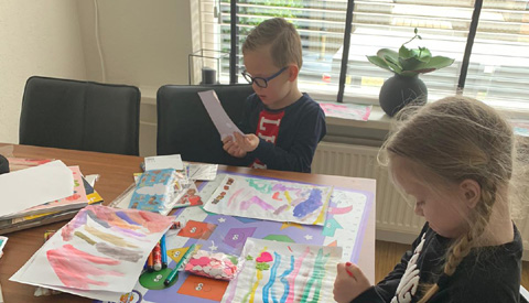 Tekeningen voor de bewoners van Verzorgingshuis Vreeswijk