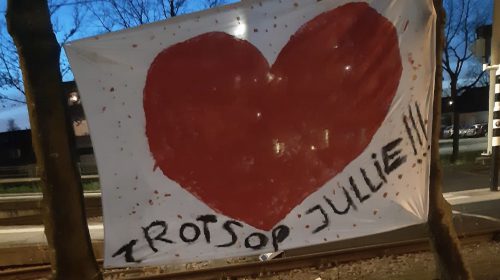 Een bedankje voor het verzorgend personeel, ook in Nieuwegein