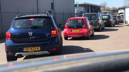 Drukte bij Recyclingstation aan Utrechthaven