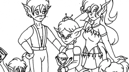 Kim Houtzager ontwerpt kleurplaat voor de allerkleinsten