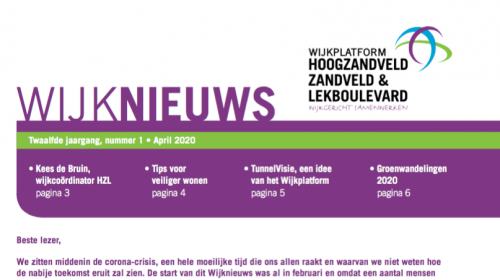 Wijknieuws (Hoog)Zandveld & Lekboulevard weer on-line