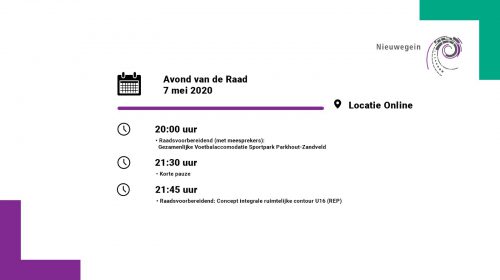 Laat je stem horen op de Avond van de Raad van 7 mei 2020
