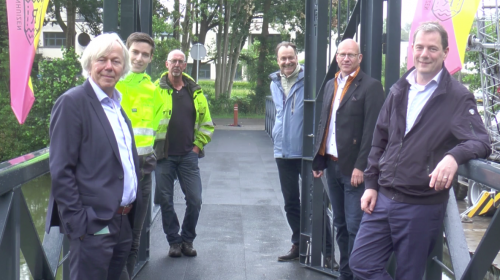 Voetgangersbrug Fort Juphaas officieel geopend