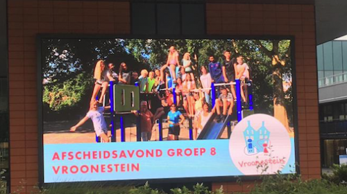 Groep 8 Vroonestein neemt gepast afscheid