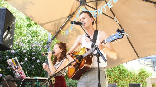 Spoken Word	en zang in de tuin van Reinaerde Wijkersloot