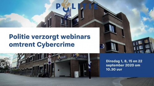 Politie verzorgt webinars omtrent Cybercrime