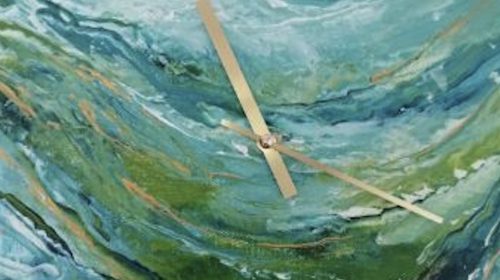 Wandklok maken bij KunstGein Podium