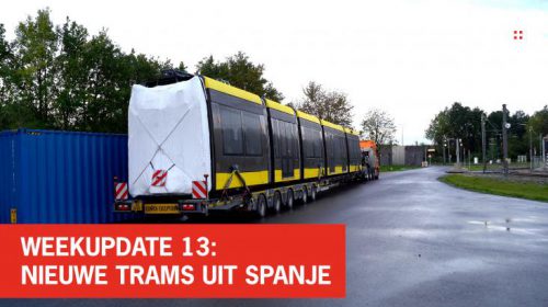 De nieuwe tram uit Spanje komt binnen