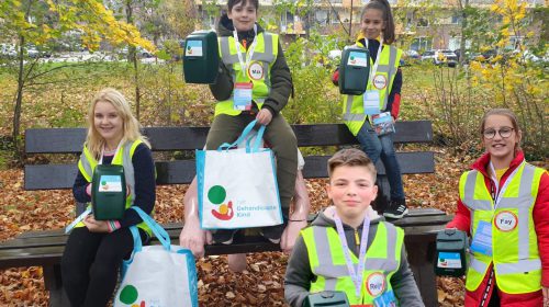 Kinderambassadeurs collecteren voor NSGK