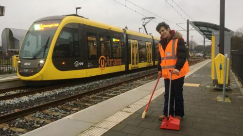 Schoonmaak trams, haltes en werkplaats door CSU