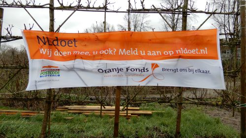 Aanvraag bijdrage voor NLdoet nog tot 23 april
