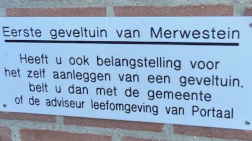 Portaal: ‘Merwestein maken we groener’