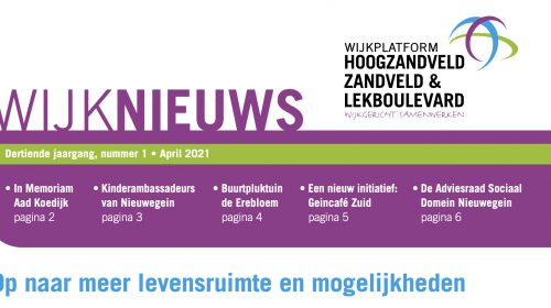 De wijkkrant voor Hoogzandveld, Zandveld & Lekboulevard is af