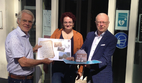 Bouwplaat van Huis Oudegein