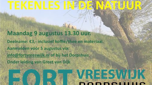 Tekenles in de natuur met Greet van Dijk