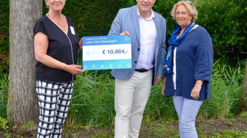 Lionsclub Nieuwegein helpt het Prinses Maxima Centrum met € 10.864