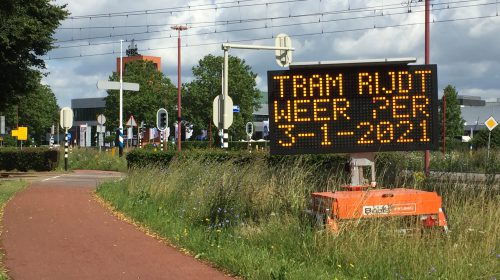 Vernieuwde sneltram tussen Utrecht en Nieuwegein Zuid rijdt weer