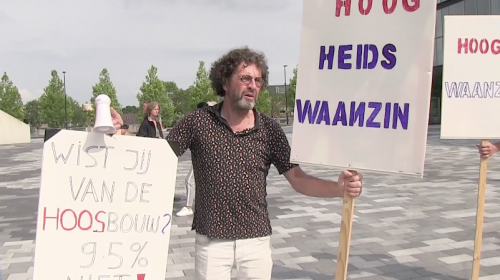 Protest tegen komst 70 meter hoge flat maakt geen indruk
