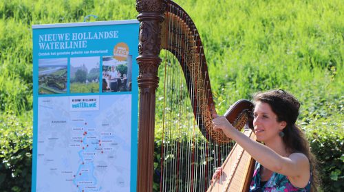 Indrukwekkend harp-concert Beate Loonstra op Fort Vreeswijk