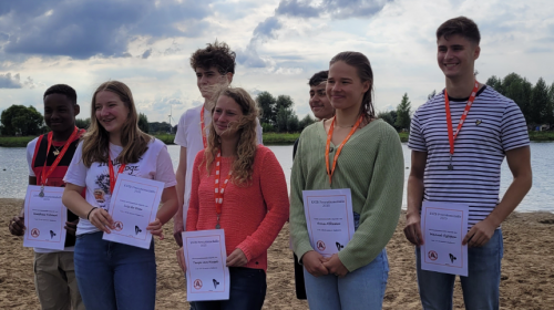 Prestatiemedailles voor schoonspringers Aquarijn