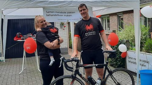 Nieuwegeins stel fietst mooi bedrag bijelkaar voor Stichting MetaKids